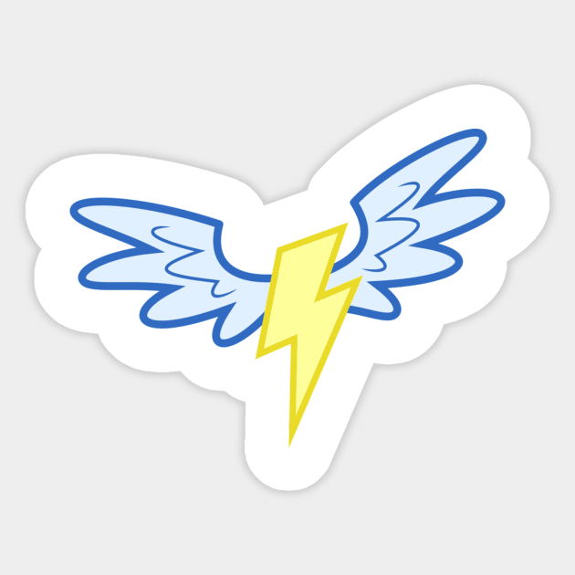 Soarin Cutie Mark Apparel Sticker by CanadianBacon